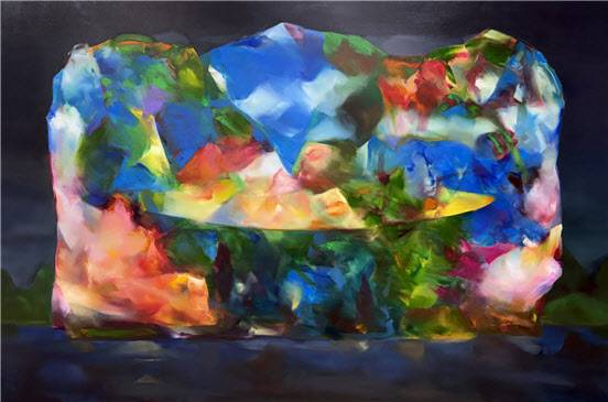 하지훈 작가 작품. Silent Enigma 5, 193.9x130.3, Acrylic oil on Canvas, 2026