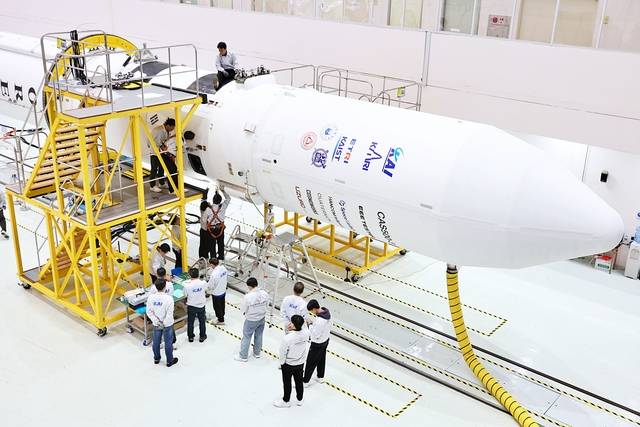 지난해 11월 누리호 4차 발사 모습. 항우연 제공.