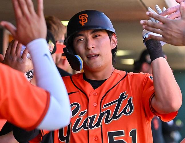 이정후. /사진=샌프란시스코 자이언츠 공식 SNS