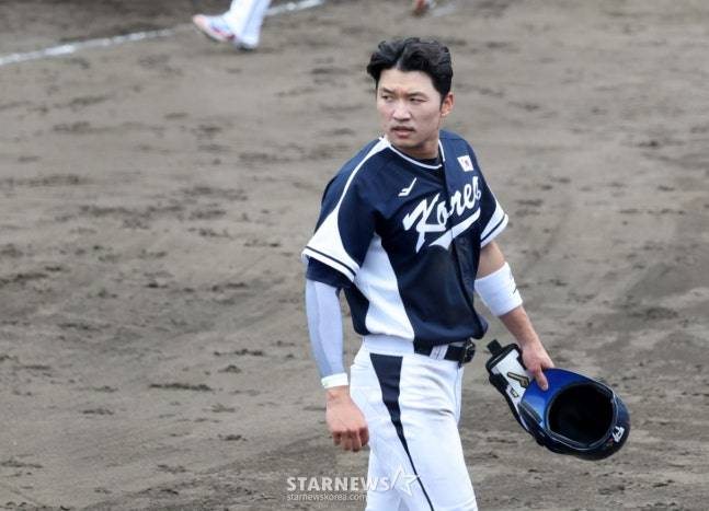 대표팀 박해민. /사진=김진경 대기자