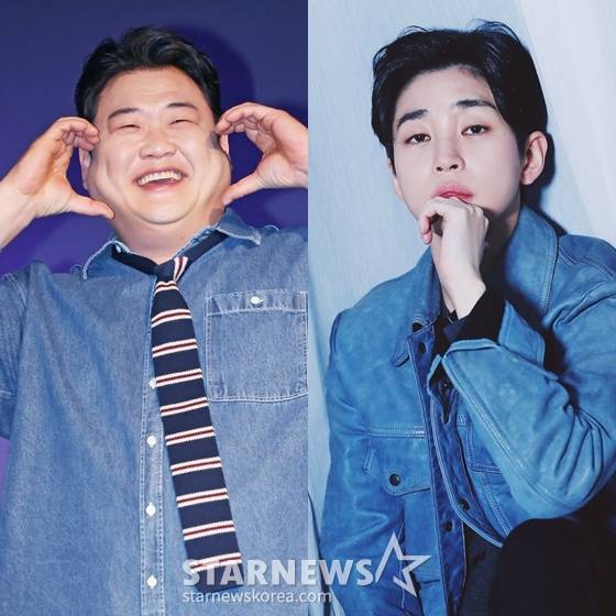 김준현(왼쪽)과 딘딘 /사진=스타뉴스