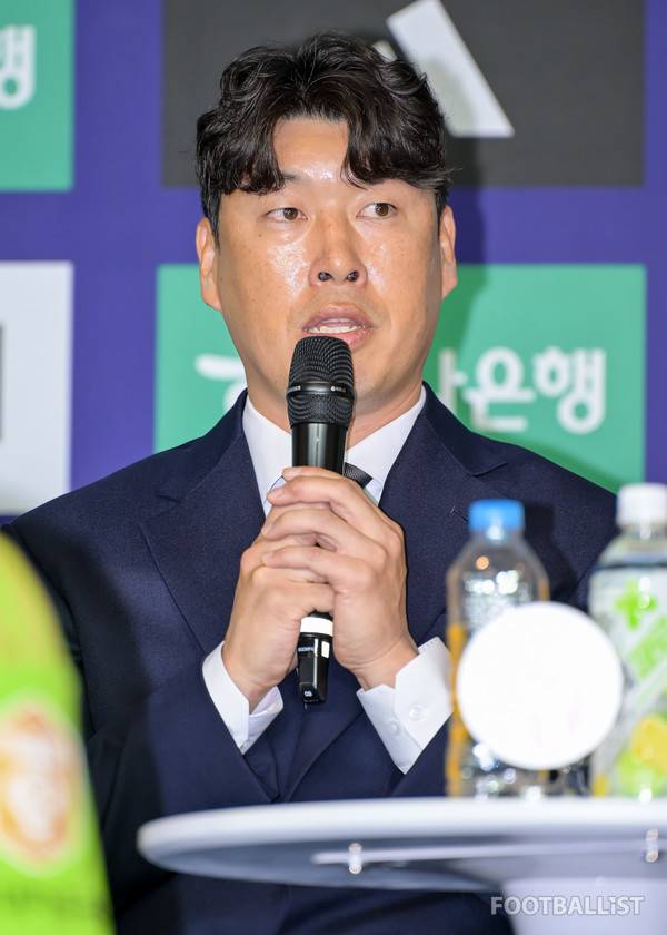 이정규 광주FC 감독. 서형권 기자