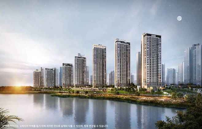 ‘천안 아이파크 시티 5·6단지’ 투시도. HDC현대산업개발