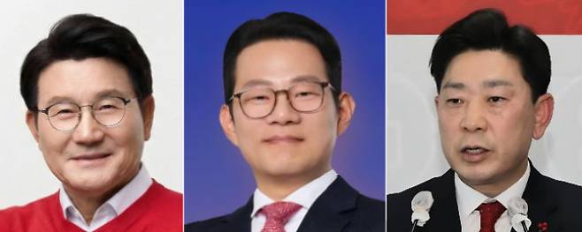 박승호, 박대기, 박용선(왼쪽부터). 자료사진