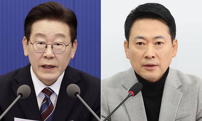 이재명 대통령(왼쪽),&nbsp;국민의힘 장동혁 대표. 연합뉴스·뉴시스