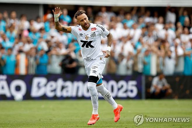 산투스의 네이마르. [AFP=연합뉴스 자료사진]