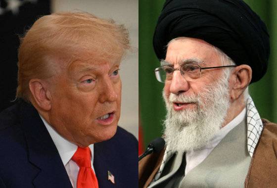 도널드 트럼프 미국 대통령(왼쪽)과 아야톨라 알리 하메네이 이란 최고 지도자. ⓒAFP=뉴스1