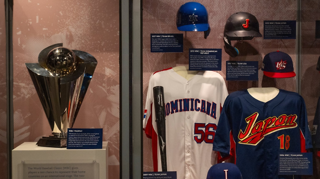 WBC 특별 전시회. [사진 미국 야구 명예의 전당]