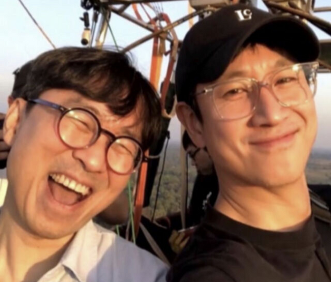 장항준 감독, 고 이선균. 사진l온라인 커뮤니티