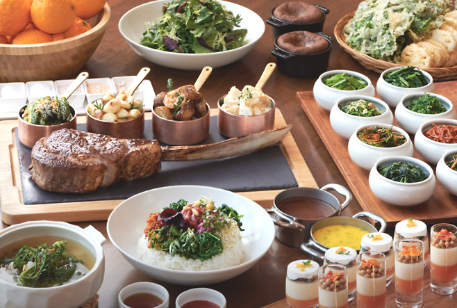 JW메리어트 호텔 서울 내 있는 프리미엄 뷔페 레스토랑 ‘플레이버즈’.