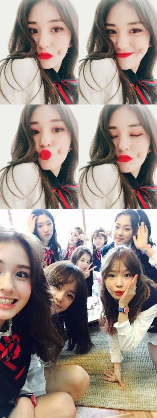 그룹 아이오아이의 10년전 모습 / 전소미 소셜미디어