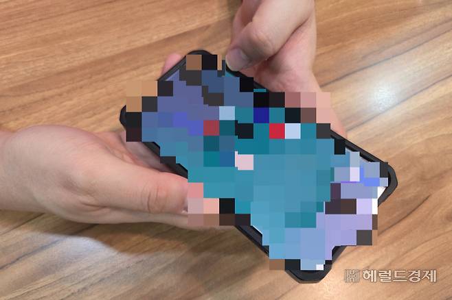 서울 강북구 모텔 살인사건 피의자 김모(22) 씨와 교류했던 박정민(가명) 씨가 지난 26일 강북구 모처에서 헤럴드경제와 만나 대화 내용을 보여주고 있다. 이영기 기자.