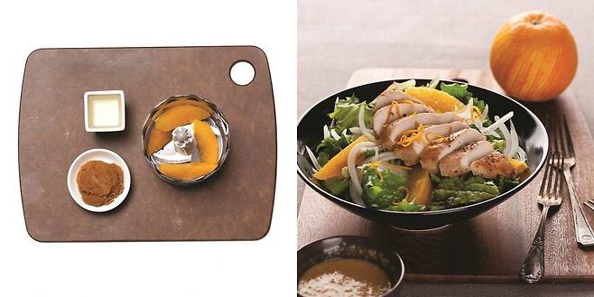 닭가슴살 샐러드에 어울리는 된장 드레싱 [우리의 식탁 제공]