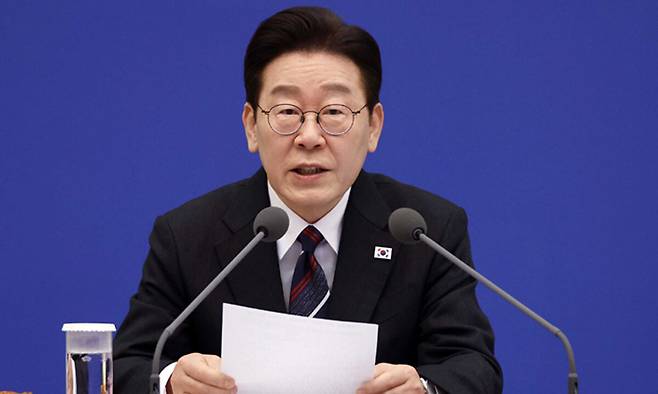 이재명 대통령. 청와대사진기자단