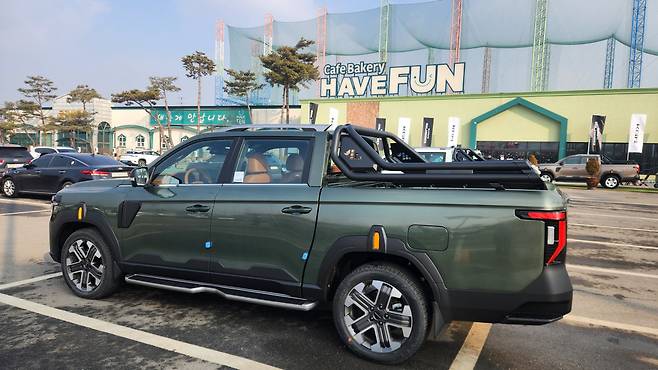 신형 무쏘 디젤 모델. 김채빈 기자 chaebi@