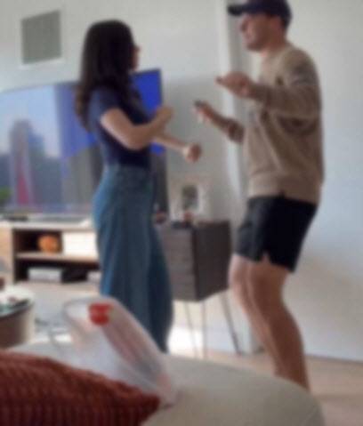 하메네스 사망 소식이 전해지자 SNS에 올라온 댄스 영상. 사진=SNS 캡처