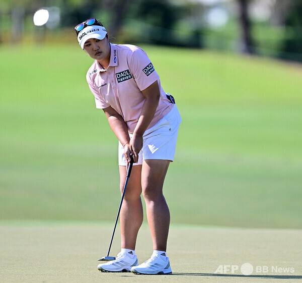 2026년 미국여자프로골프(LPGA) 투어 '아시안 스윙' HSBC 위민스 월드 챔피언십 우승 경쟁한 유해란 프로. 사진제공=ⓒAFPBBNews = News1