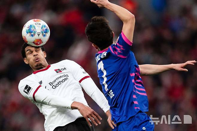 [레버쿠젠=AP/뉴시스] 독일 프로축구 분데스리가 마인츠의 이재성. 2026.02.28.