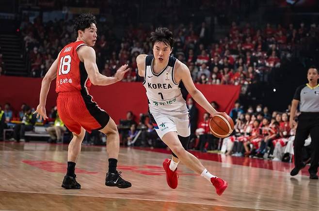 [서울=뉴시스] 한국 남자 농구 대표팀의 이현중. (사진=FIBA 홈페이지 캡처) 2026.03.01. photo@newsis.com *재판매 및 DB 금지