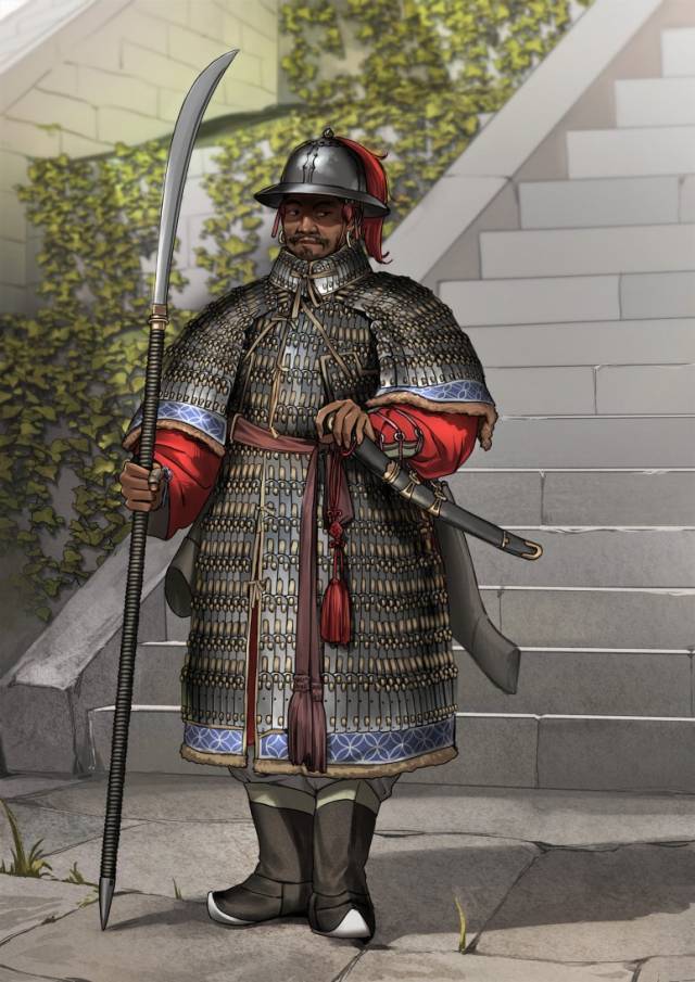 섬라곡국 토인.