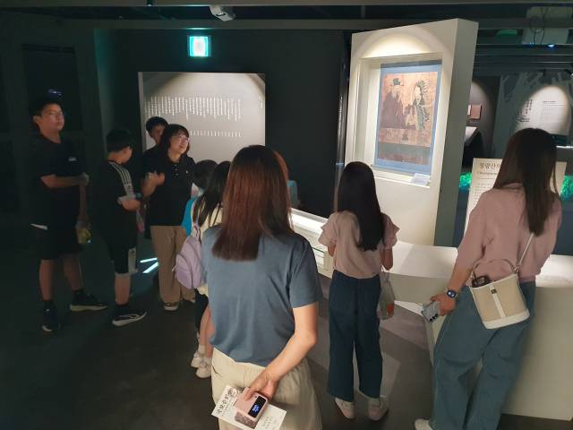 청량산박물관 체험학습 프로그램이 운영 중이다. 봉화군 제공