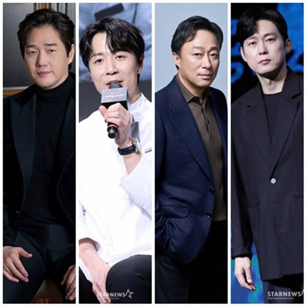 유지태(왼쪽부터) 손종원 이성민 박병은. 사진=스타뉴스DB