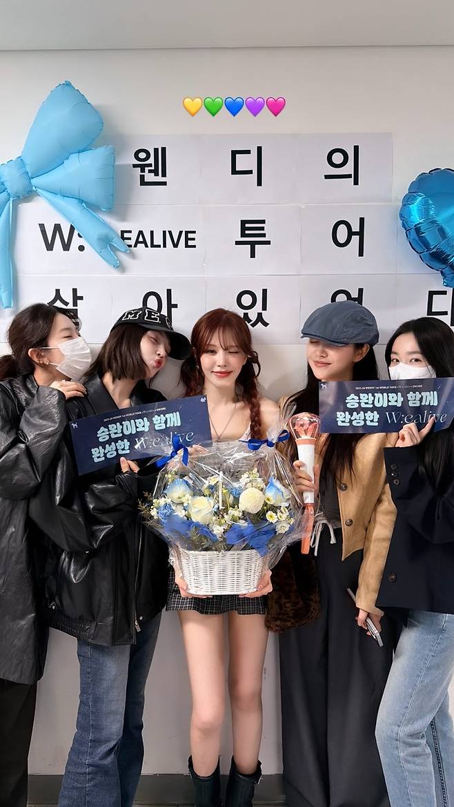 레드벨벳. 사진 | 웬디 인스타그램