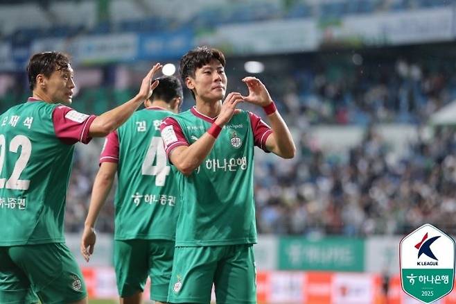 지난해까지 대전하나시티즌에 몸담았던 최건주. 사진=한국프로축구연맹
