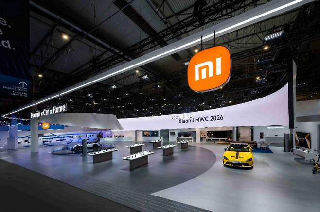 샤오미 MWC 2026 부스 전경. /사진=샤오미