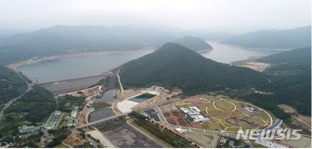 [세종=뉴시스] 경상북도 청도군 운문면 운문댐 모습. (자료= 기후에너지환경부 제공)