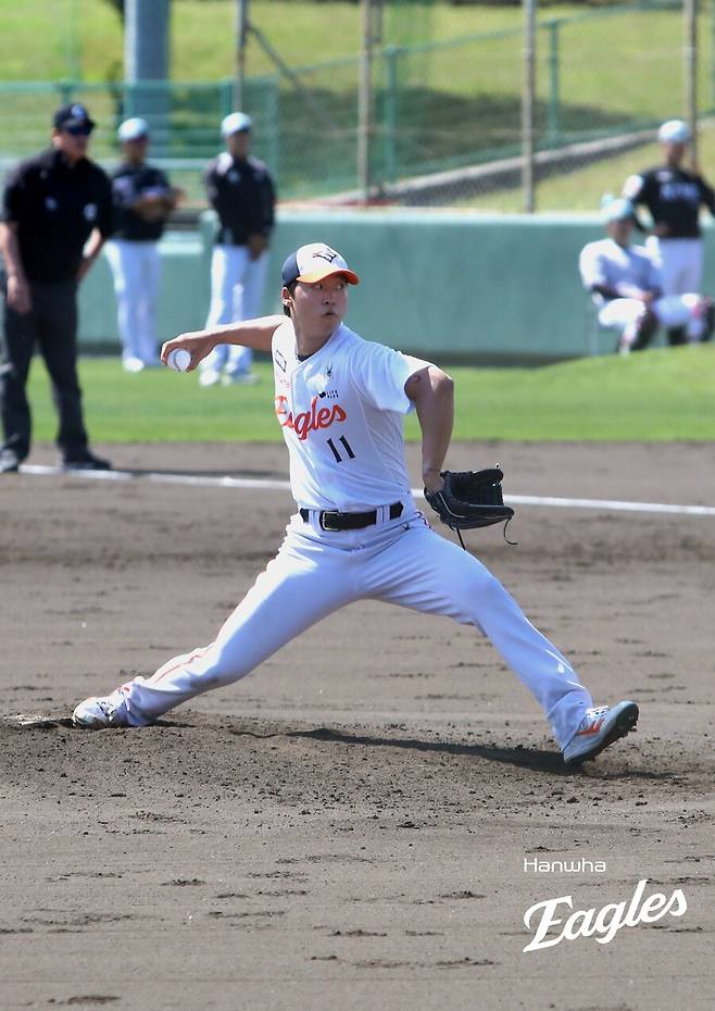 ▲ 엄상백 ⓒ한화 이글스