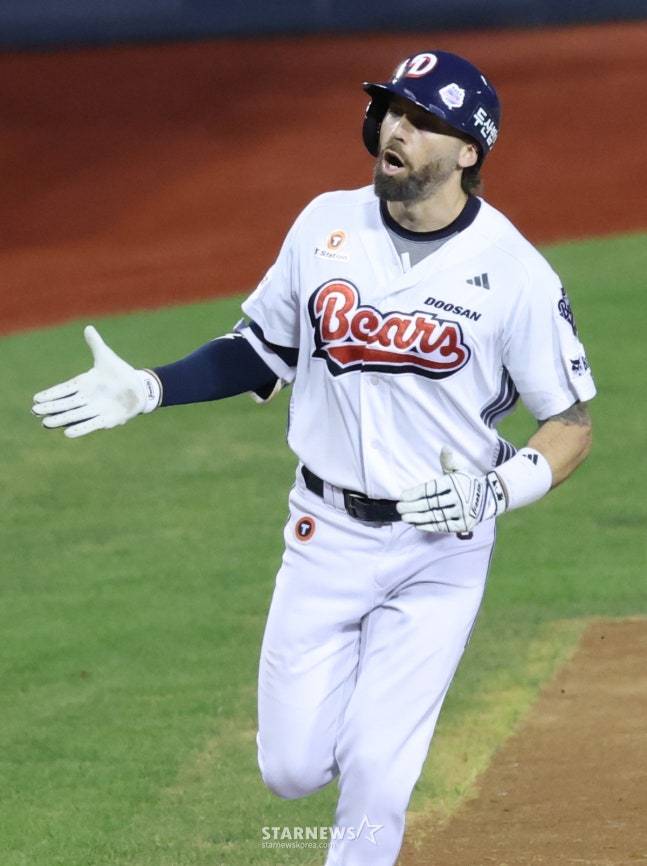 두산 시절 제이크 케이브. /사진=김진경 대기자