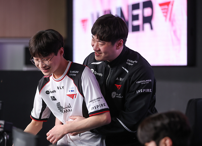 PO서 이전과 전혀 다른 모습을 보여준 T1(사진=CL 제공).