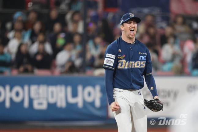 NC 시절 에릭 페디. /사진=NC 다이노스 제공