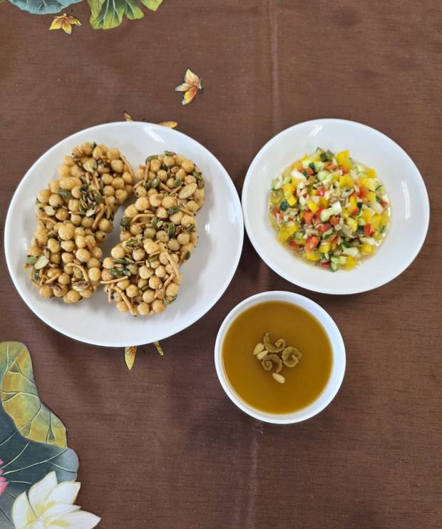 강진지역 농특산물을 이용해 개발한 '쌀귀리' 레시피 음식. 강진군 제공