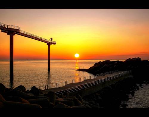 스카이워크에서 바라본 일출. 매일신문DB