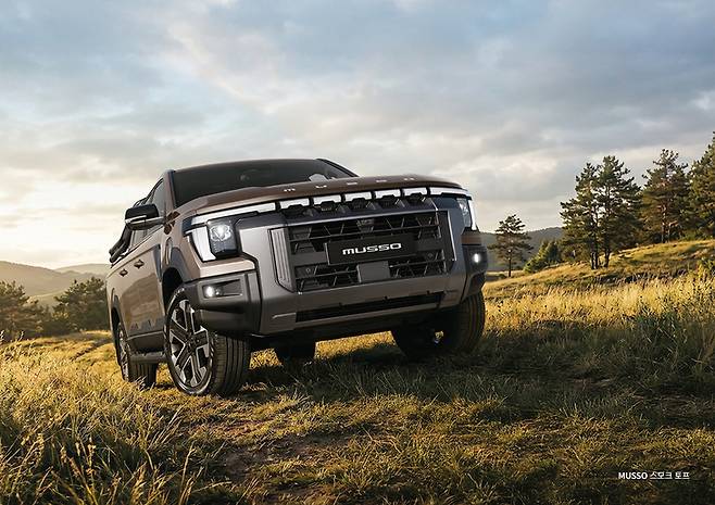 ▲KG모빌리티 '무쏘'.