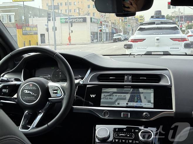 자율주행 무인 택시 '웨이모' ⓒ 뉴스1 윤슬빈 관광전문기자