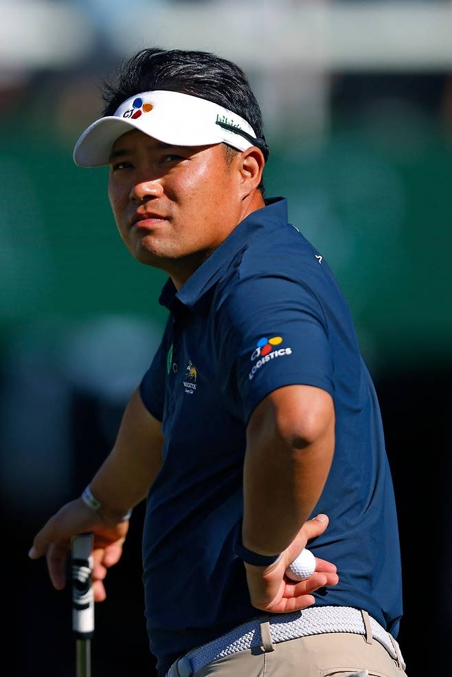 이승택은 지난 1월 치른 PGA투어 아메리칸 익스프레스 때부터 발목 통증을 느낀 것으로 알려졌다. 사진 | AFP 연합뉴스