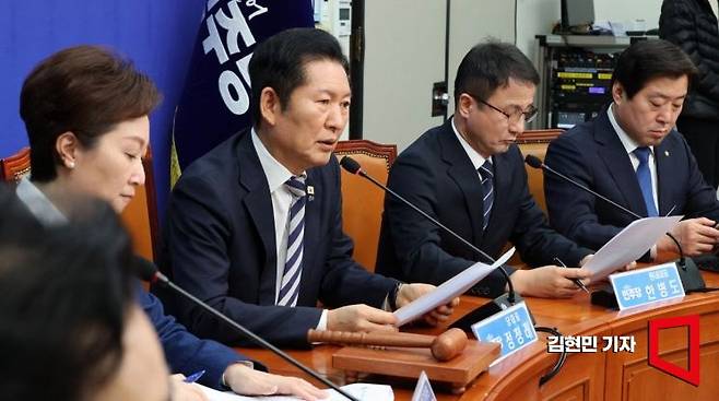 정청래 더불어민주당 대표가 4일 국회에서 열린 최고위원회의에서 발언하고 있다. 2026.3.4 김현민 기자