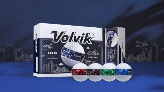 볼빅이 한국 전통 자개 문양을 적용한 '엑시아 K-헤리티지 에디션'을 출시했다. 볼빅 제공