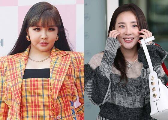 그룹 2NE1 멤버인 박봄(왼쪽)과 산다라박. /뉴스1