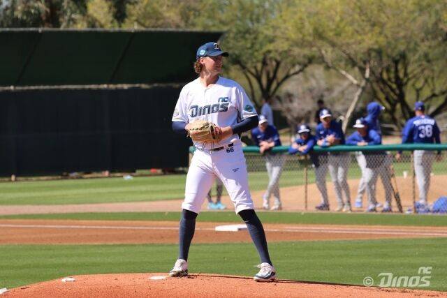 NC 다이노스 커티스 테일러./NC 다이노스