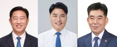 ▲왼쪽부터 김한종 현 장성군수, 박노원 전 대통령비서실 행정관, 유성수 전 전남도의원ⓒ프레시안