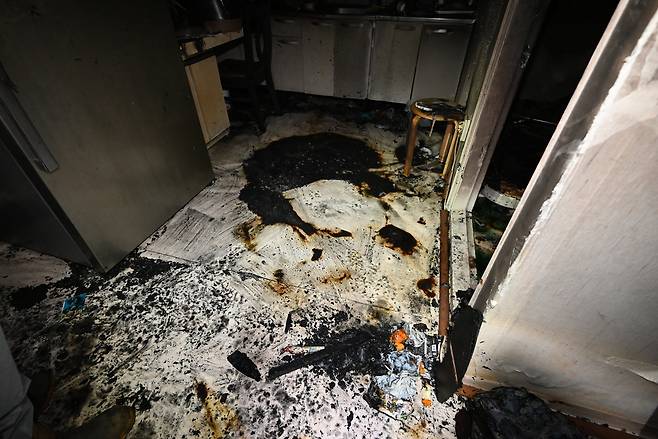 화곡동 다세대 주택 화재 [강서소방서 제공. 재판매 및 DB 금지]