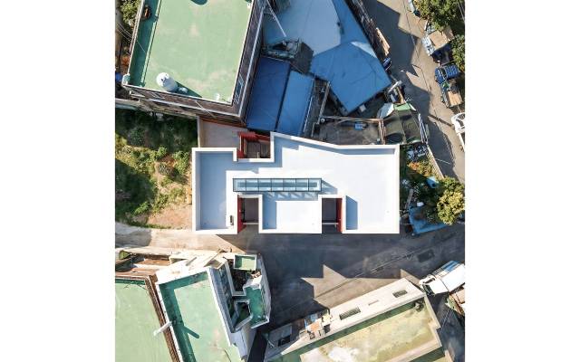 창원 주택 ‘까사예마’ 건축물 전경.