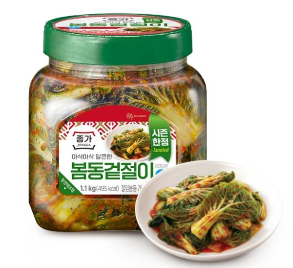 봄동비빔밥 인기에 덩달아 판매가 급증한 대상 종가 '봄동겉절이' [사진=대상]