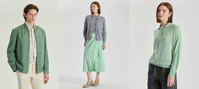 LF 닥스의 올 봄시즌 닥스 남성 및 여성 패션. [제공=LF]