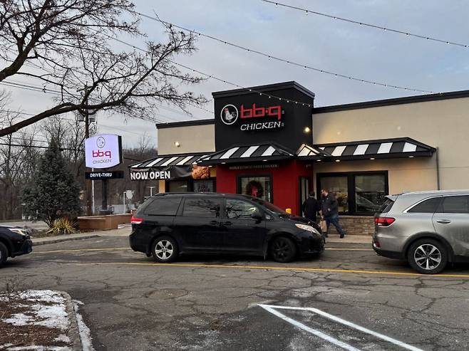 BBQ치킨 미국 뉴저지주 프랭클린점. [사진=제너시스비비큐]