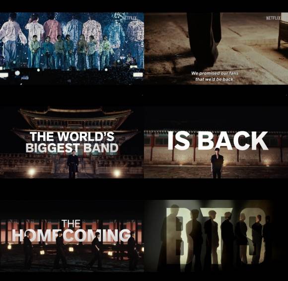 '방탄소년단 컴백 라이브 : 아리랑'이 오는 21일 저녁 8시 넷플릭스를 통해 전 세계에 송출된다. /넷플릭스